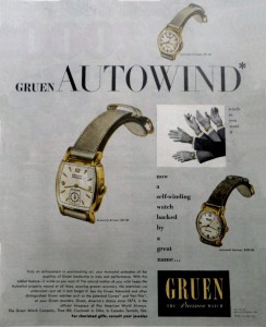 1948, Gruen Autowind, now a self-winding watch backed by a great name+