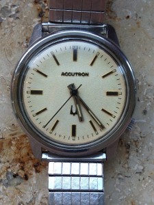 Bulova Accutron, Stimmgabeluhr aus den 1960er-Jahren, Foto: Peter Schill