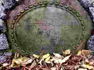 Grabstein der Susanne Margarethe Brückman, geb. Grün (Schwester von Dietrich Gruen), Bergfriedhof Osthofen, Foto: Peter Schill